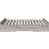  Okvir za krevet s ladicama boja hrasta 160x200 cm drveni | shoptok.hr