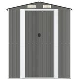  Vrtno spremište svjetlosivo 192x772x223 cm pocinčani čelik | shoptok.hr