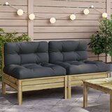  Sofa s jastucima 2 kom od impregnirane borovine | shoptok.hr