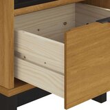 vidaXL Bočni stolić FLAM 50 x 50 x 50 cm od masivne borovine | shoptok.hr