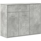  Komoda siva boja betona 88 x 30 x 70 cm od konstruiranog drva | shoptok.hr