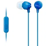 Sony slušalke za android/iphone, žične, modra, MDREX15AP