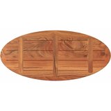 Stolna ploča 120x60x2,5 cm ovalna od masivnog drva bagrema | shoptok.hr