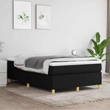 Krevet box spring s madracem crni 120 x 190 cm od tkanine | shoptok.hr