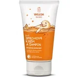 kids happy orange 2in1 krema za prhanje in šampon 2v1 z vonjem pomaranče 150 ml za otroke