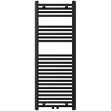 NOVASERVIS kupatilski peškirni radijator 490W/230V 120x45 cm crni, ravan Cene