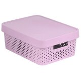 Curver Višenamjenska košarica PVC Infinity 11 l roza | shoptok.hr