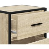 Noćni ormarići 2 kom boja hrasta 40x31x50 cm konstruirano drvo | shoptok.hr