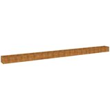 vidaXL Vrtna visoka greda 770x50x36 cm corten jeklo | Shoptok.si