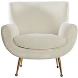 Light & Living Kremno bel fotelj iz tkanine bouclé Vinstra – | Shoptok.si
