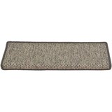 Samolepilne preproge za stopnice 15 kosov 65x21x4cm sive in bež, (20753527) | Shoptok.si