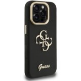 Guess Cam Stand GUHCP15LPCS4GSK ovitek za iPhone 15 Pro s stojalom - črn | Shoptok.si