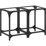 Furnova Klubske mizice s stekleno površino 2 kosa 30x30x40 cm jeklo, (21915487) | Shoptok.si