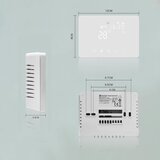 KETOTEK wifi pametni termostat 5A 230V za plinski kotel / vodno talno ogrevanje odprta embalaža | Shoptok.si