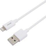 Deltaco Lightning kabel, 1m, Apple C189 čipset, MFi, FSC-označeno pakiranje, bijelo Slike