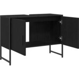  Kupaonski ormarić za sudoper Crni hrast 80 x 30 x 60 cm | shoptok.hr
