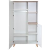 Roba Bijela dječja gardeu dekoru hrasta 52x180x180 cm Léon – | shoptok.hr