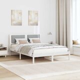  Krevetna konstrukcija s uzglavljem Svijetlo siva 140 x 200 cm | Eponuda.com