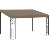  Zidna sjenica 4 x 3 x 2,5 m smeđe-siva | shoptok.hr