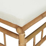  Srednja vrtna sofa od bambusa s krem bijelim jastucima | Eponuda.ba