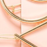 BrushArt Hair Clip sponke za lase 3 kos Simple Shapes 3 kos | Shoptok.si