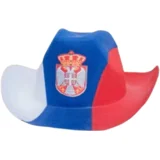 Šešir u bojama srpske zastave