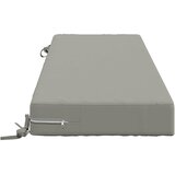  Jastuk za sjedalo SOEST 100% poliester Siva 120 x 40 x 10 cm Slike