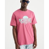 WE Fashion Majica žad / roza | Shoptok.si