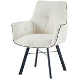 Kayoom NASLANJAČ, kovina, tekstil krem barve | Shoptok.si