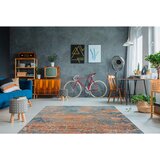 Kayoom RAVNO TKANA PREPROGA Blaze 625 Blau / Beige 155/230 cm modra, bež | Shoptok.si