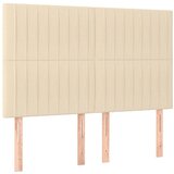 Maison Chic Posteljno vzglavje - Vzglavna omarica 4 kosa krem 72x5x78/88 cm blago, (22077144) Cene