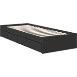  s od storage Crna 75 x 190 cm Konstruirano drvo | shoptok.hr