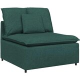  Modularni Sofa Centralni Modul s Jastucima Tamnozeleni 100 cm | Shoptok.si