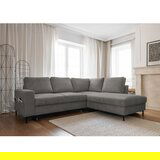 Miuform Siva sklopiva kutna garnitura od samta (s desnim kutom) Lofty Lilly – | shoptok.hr