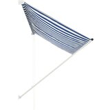  Zložljiva tenda 250x150 cm modra in bela, (20609854) | Shoptok.si