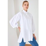 Trendyol White Shirt Collar Tunic | ePonuda.com