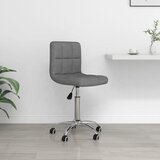 Maison Chic Vrtljiv pisarniški stol - računalniški stol svetlo sivo blago, (21784358) | Shoptok.si