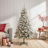  Umjetno božićno drvce s kuglicama 120 cm 150 LED lampica | shoptok.hr