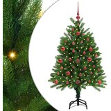  Božićno drvce s 150 LED svjetlima s stalakom Zelena 120 cm PE | shoptok.hr