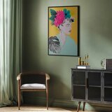  Plakat - Flowers in the Hair 29.7x42 Crni okvir | shoptok.hr