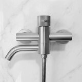 REA Bath Baterija za kadu Rea Lungo Stripe Brush Nickel | shoptok.hr