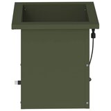  Vrtna posuda za sadnju s LED svjetlom Maslinastozelena - Maslinastozelena 30 x 30 x 30 cm 1 | shoptok.hr