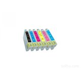 Epson T0807 , T0801 do T0806 , komplet 6 kompatibilnih kartuš Cene