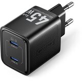 Vention Punjač 2xUSB-C 45W crni Cijene