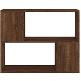 vidaXL Ormarić za knjige / pregrada boja smeđeg hrasta 80 x 24 x 63 cm | shoptok.hr