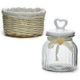 Gusto Casa Doza s pokrovom Srce Ces 1600ml / steklo, keramika, (21318224) | Shoptok.si
