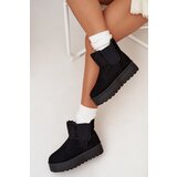 Boto Women's Snow Boots With Elastic Insert Black Kiora | ePonuda.com