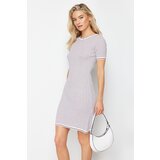Trendyol Ecru Knitwear Mini Dress Cene