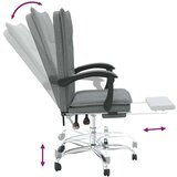  Uredski naslonjač od tkanine tamnosivi | shoptok.hr