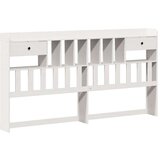vidaXL Krevet s regalom z knjige bez madraca bijeli 180x200cm borovina | shoptok.hr